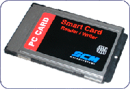 SCM SCR243: PCMCIA Smart Card Reader